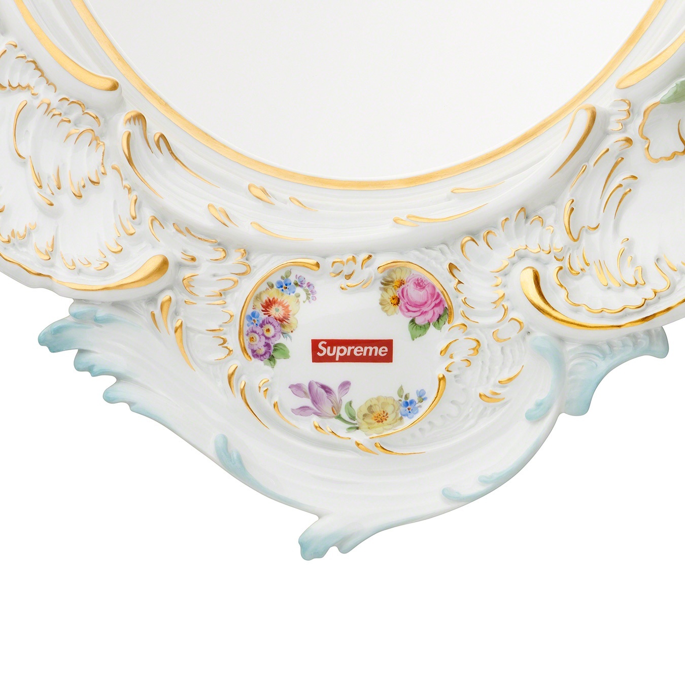 Supreme®/Meissen® Hand-Painted Porcelain Mirror view 5